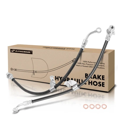 2 Pcs Rear Brake Hydraulic Hose
