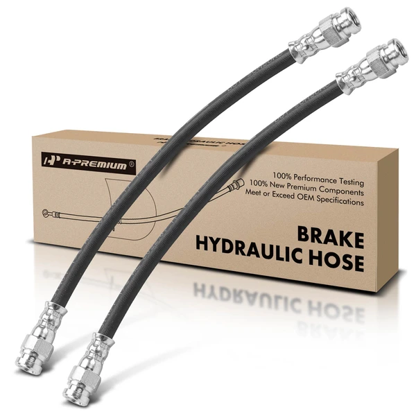 2 Pcs Rear Brake Hydraulic Hose for Mazda Protege 1999-2003 1.6L 1.8L 2.0L