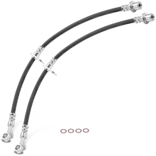 2 Pcs Front Brake Hydraulic Hose