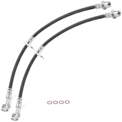 2 Pcs Front Brake Hydraulic Hose
