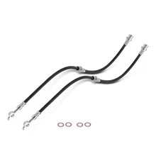 2 Pcs Rear Brake Hydraulic Hose for Kia Sephia Spectra 4-Wheel ABS