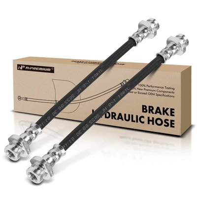 2 Pcs Rear Brake Hydraulic Hose