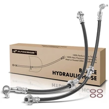 2 Pcs Front Brake Hydraulic Hose