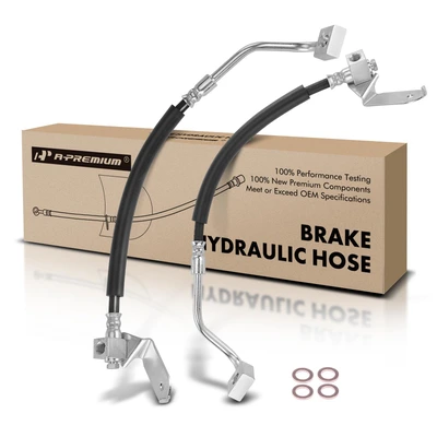 2 Pcs Rear Brake Hydraulic Hose