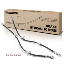 2 Pcs Front Brake Hydraulic Hose