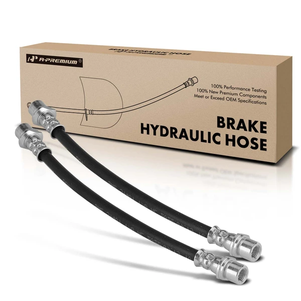 2 Pcs Rear Brake Hydraulic Hose for Pontiac Vibe Toyota Corolla Matrix