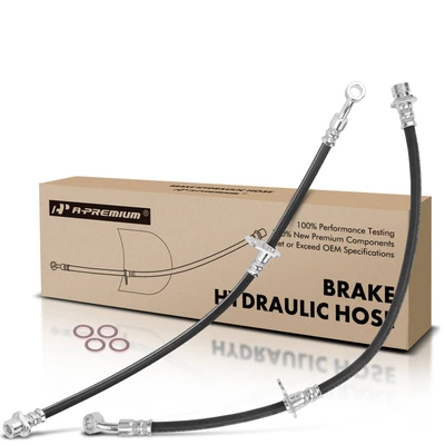 2 Pcs Rear Brake Hydraulic Hose