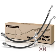 2 Pcs Rear Brake Hydraulic Hose