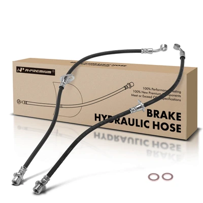2 Pcs Front Brake Hydraulic Hose