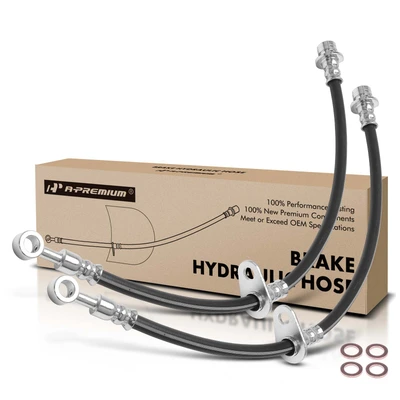 2 Pcs Front Brake Hydraulic Hose