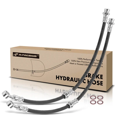 2 Pcs Rear Brake Hydraulic Hose