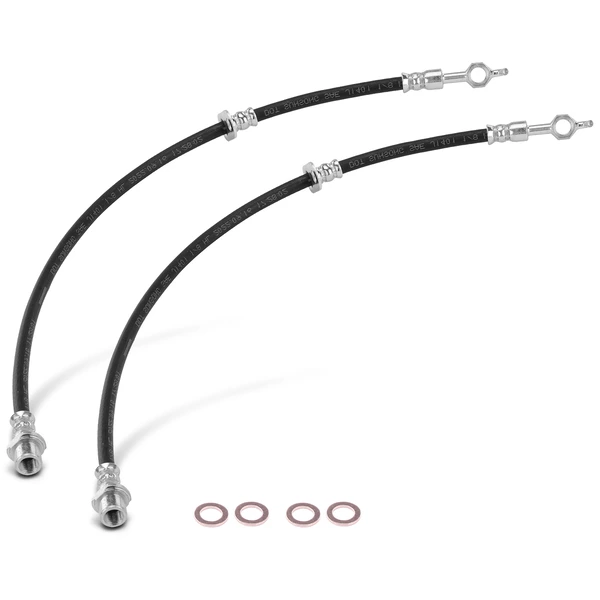 2 Pcs Rear Brake Hydraulic Hose for 1994-1999 Toyota Celica