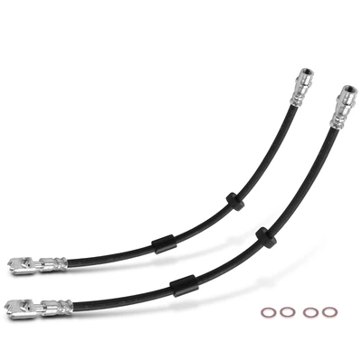 2 Pcs Front Brake Hydraulic Hose