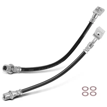 2 Pcs Rear Outer Brake Hydraulic Hose for 2003-2007 Cadillac CTS