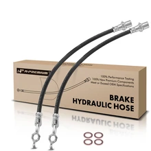 2 Pcs Rear Brake Hydraulic Hose for 1995-2000 Lexus LS400
