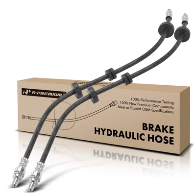 2 Pcs Rear Brake Hydraulic Hose