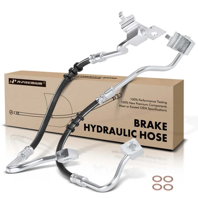 2 Pcs Rear Brake Hydraulic Hose