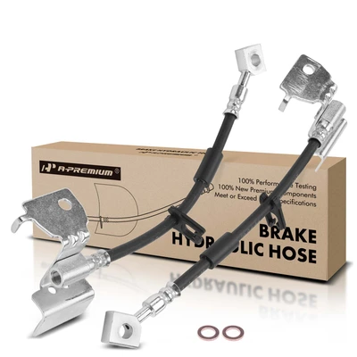 2 Pcs Rear Brake Hydraulic Hose