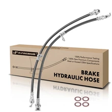2 Pcs Rear Brake Hydraulic Hose