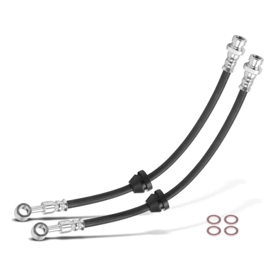 2 Pcs Front Brake Hydraulic Hose