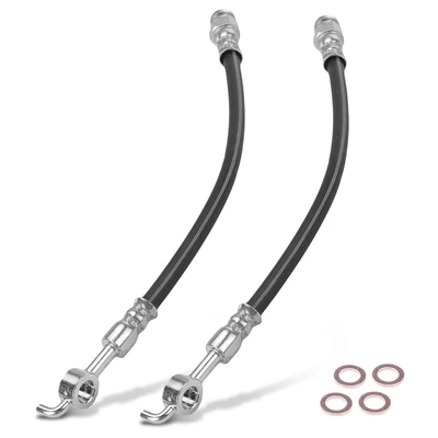 2 Pcs Rear Brake Hydraulic Hose