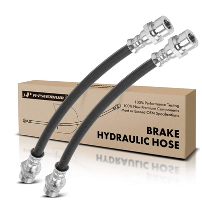 2 Pcs Rear Inner Brake Hydraulic Hose