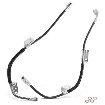 2 Pcs Front Brake Hydraulic Hose