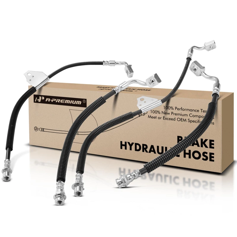 4 Pcs Front & Rear Brake Hydraulic Hose for Chevrolet Astro GMC Safari 2003-2005