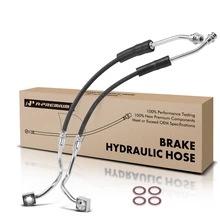 2 Pcs Front Brake Hydraulic Hose