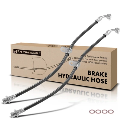2 Pcs Rear Brake Hydraulic Hose