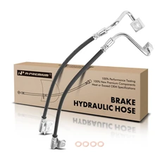 2 Pcs Front Brake Hydraulic Hose for 2005-2010 Jeep Grand Cherokee