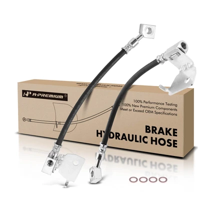 2 Pcs Rear Brake Hydraulic Hose