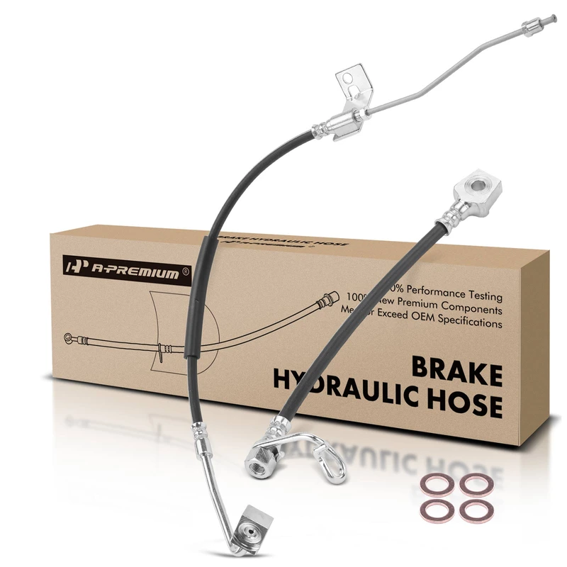 2 Pcs Rear Brake Hydraulic Hose for Ford F-450 SUPER DUTY 1999-2003