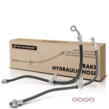 2 Pcs Front Brake Hydraulic Hose