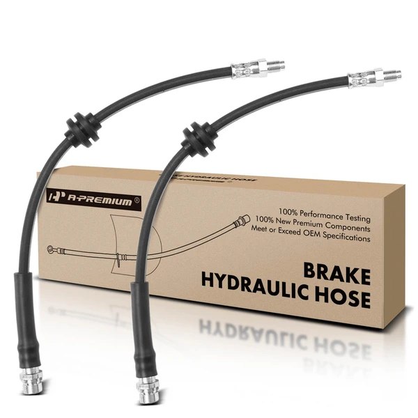 2 Pcs Rear Brake Hydraulic Hose for Mazda 3 2004-2013 3 Sport