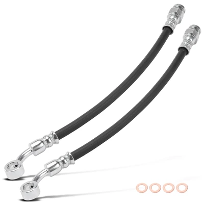 2 Pcs Rear Brake Hydraulic Hose
