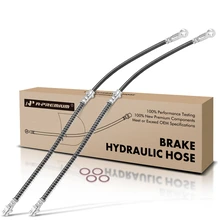 2 Pcs Front Brake Hydraulic Hose for 2003-2004 Mitsubishi Outlander