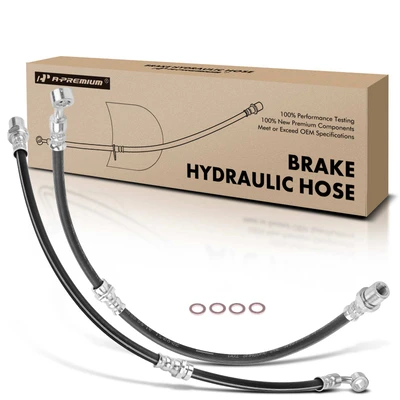 2 Pcs Rear Brake Hydraulic Hose
