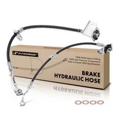 2 Pcs Front Brake Hydraulic Hose