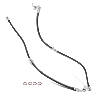 2 Pcs Rear Brake Hydraulic Hose
