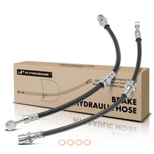 2 Pcs Front Brake Hydraulic Hose for 2004-2008 Suzuki Forenza