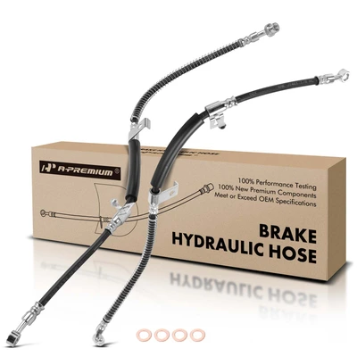 2 Pcs Front Brake Hydraulic Hose
