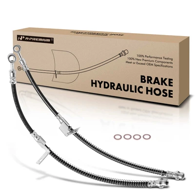 2 Pcs Front Brake Hydraulic Hose