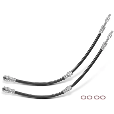 2 Pcs Rear Brake Hydraulic Hose