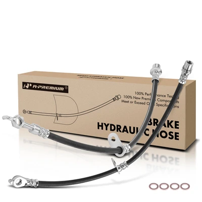 2 Pcs Front Brake Hydraulic Hose