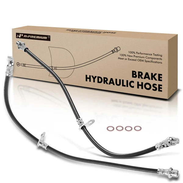 2 Pcs Front Brake Hydraulic Hose for 2005-2010 Scion tC