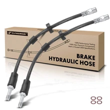 2 Pcs Front Brake Hydraulic Hose for 2004-2007 Volvo S60