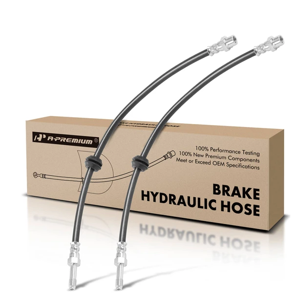 2 Pcs Front Brake Hydraulic Hose for 1999-2000 BMW 328i