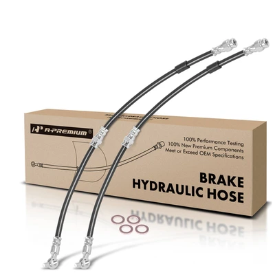 2 Pcs Rear Brake Hydraulic Hose