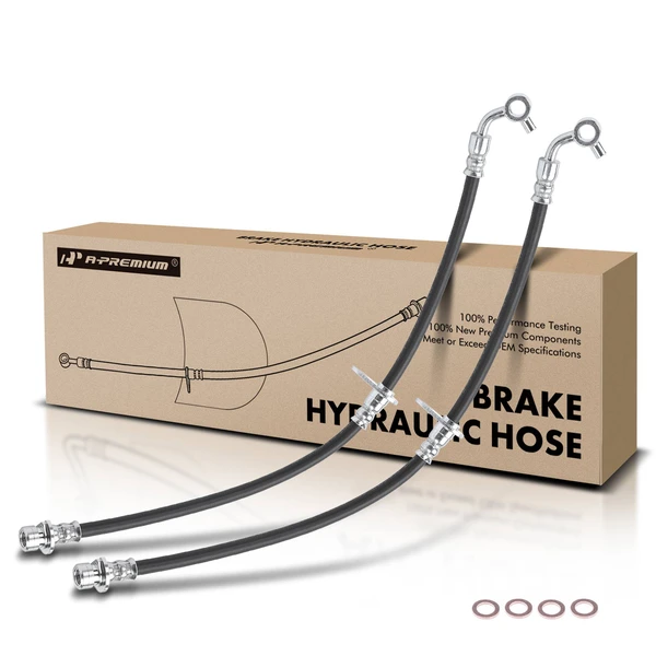 2 Pcs Rear Brake Hydraulic Hose for 2007-2011 Honda CR-V